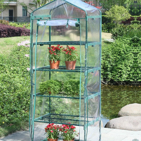 5 Tier Garden Pvc Plant Insulation Warming Shed Conservatory Cover No Brackets Plant Stands