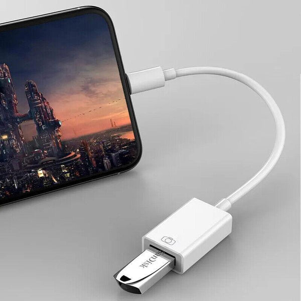 For Iphone Or Type C To Usb Otg Data Cable Adapter Male 3.0 Female Converter Ios Cables & Adapters