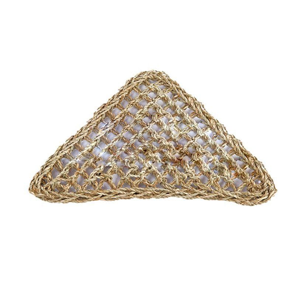 Comfortable And Natural Straw Reptile Bed Hammock For Basking Relaxation 20*20*28Cm Reptiles
