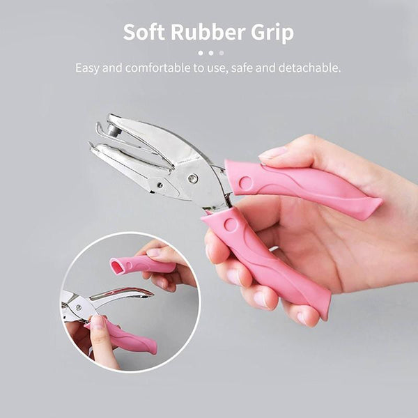 Circle/Heart/Star Shaped Metal Hole Punch Pliers Paper Hand Puncher 1.5Mm Hole Punches