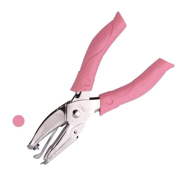 Circle/Heart/Star Shaped Metal Hole Punch Pliers Paper Hand Puncher 1.5Mm Hole Punches