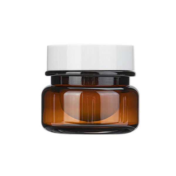 10Pcs Pet Plastic Cosmetic Bottles Refillable Travel Face Cream Containers 30Ml Brown+Black Double Travel Bottles & Containers
