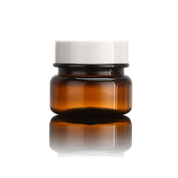 10Pcs Pet Plastic Cosmetic Bottles Refillable Travel Face Cream Containers 30Ml Brown+Black Double Travel Bottles & Containers