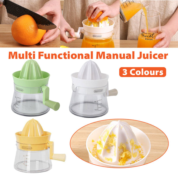 Manual Juice Extractor For Orange Lemon Home Citrus Juicer Hand Compressor White Juicers