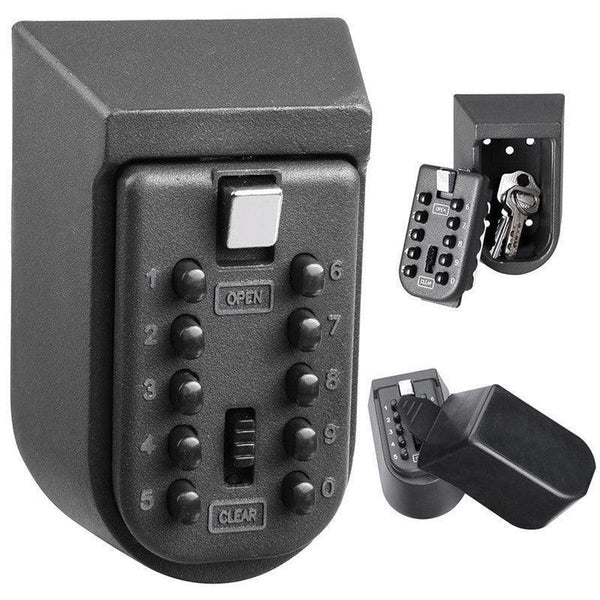 1X Outdoor Wall Mount Spare Key Safe Box Lock Holder Water Weather Proof New Key Safes Boxes & Hideaways