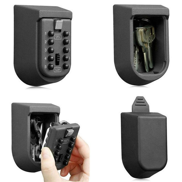 1X Outdoor Wall Mount Spare Key Safe Box Lock Holder Water Weather Proof New Key Safes Boxes & Hideaways