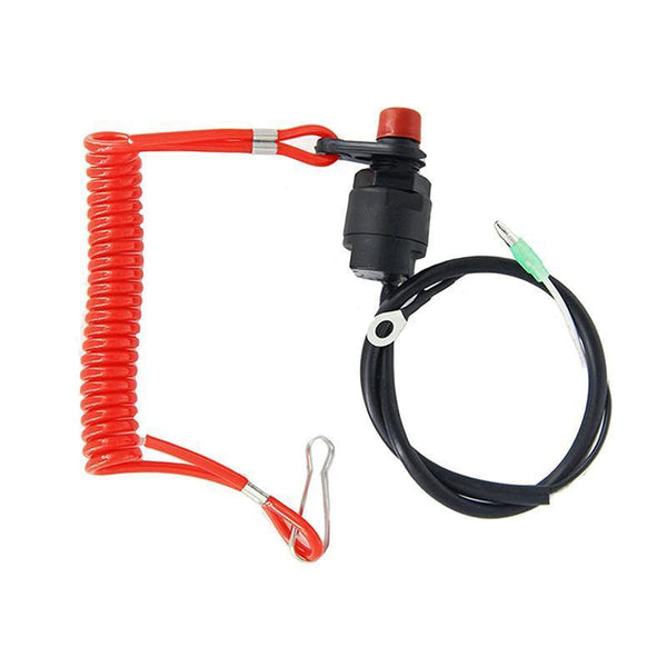 Boat Outboard Engine Motor Kill Stop Switch Emergency Tether Lanyard For Yamaha Other Safety Equipment