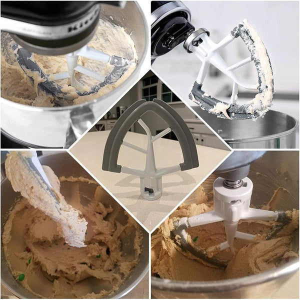 Flex Edge Beater Kitchenaid Attachments For Tilt Head Stand Mixer Paddle Scraper Countertop Mixers