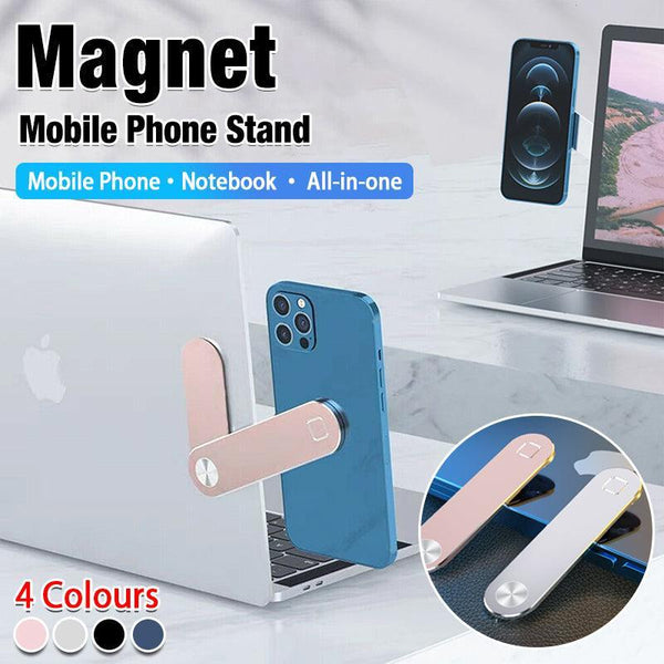 Side Mount Clip Phone Holder For Laptop Adjustable Portable Screen Bracket Blue Monitor Mounts & Stands