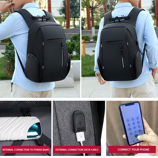 Men Business Bag Laptop Multi Functional Computer Large Capacity Backpack Laptop Cases & Bags