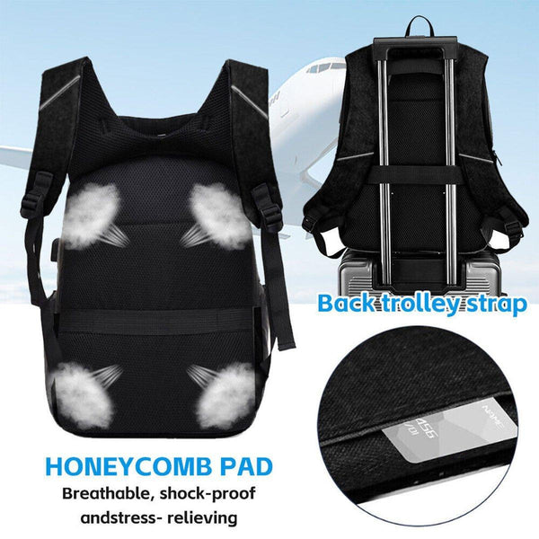 Men Business Bag Laptop Multi Functional Computer Large Capacity Backpack Laptop Cases & Bags
