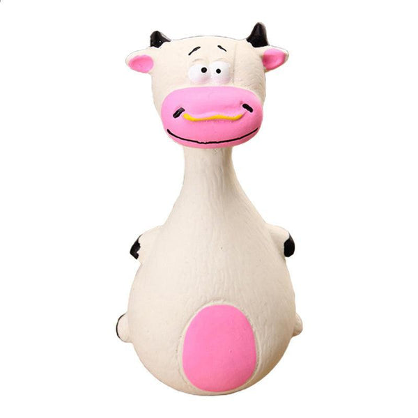 Latex Squeaky Dog Toy Interactive Chew For Puppies And Dogs Brown Dog Toys