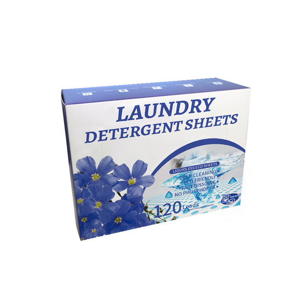 Laundry Tablets Set Portable Cleaning Pods Concentrated For Household Washing Flax Cleaning Products