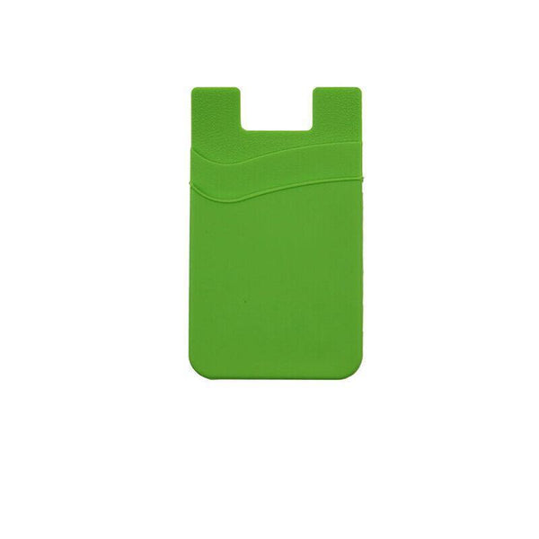 Silicone Phone Card Holder Double Layer Adhesive Wallet With 3M Backing Cases Covers & Skins
