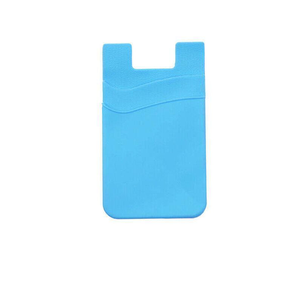 Silicone Phone Card Holder Double Layer Adhesive Wallet With 3M Backing Cases Covers & Skins