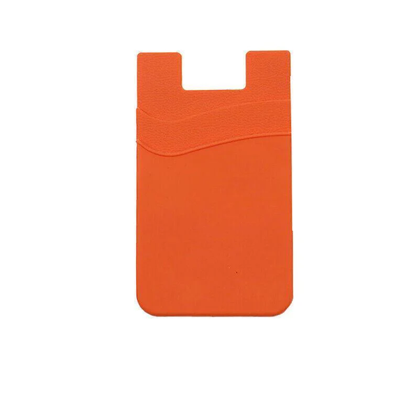 Silicone Phone Card Holder Double Layer Adhesive Wallet With 3M Backing Cases Covers & Skins