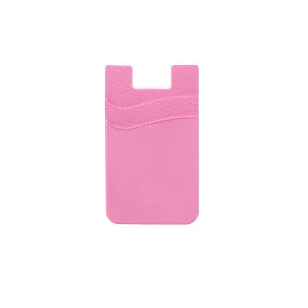 Silicone Phone Card Holder Double Layer Adhesive Wallet With 3M Backing Cases Covers & Skins
