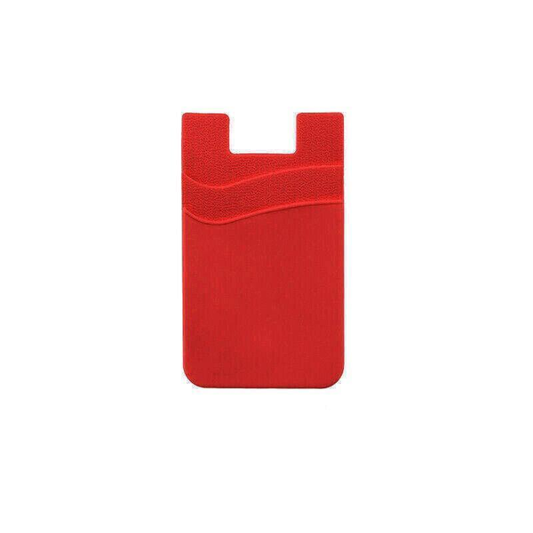 Silicone Phone Card Holder Double Layer Adhesive Wallet With 3M Backing Cases Covers & Skins