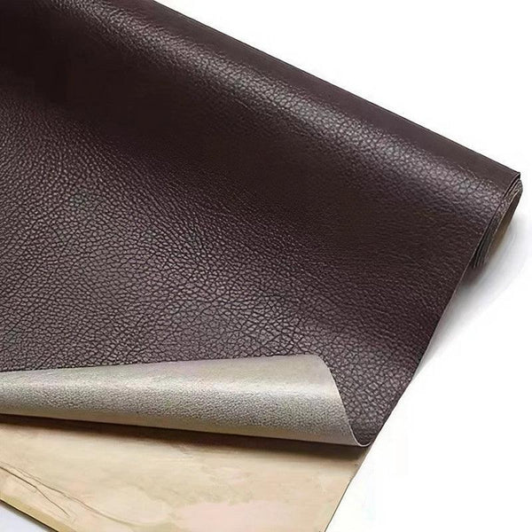 2X Self Adhesive Leather Repair Patches Kit For Sofa Couch Auto Interior Use Khaki Other Leather Tools
