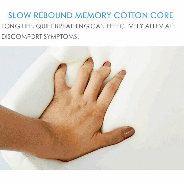 Knee Support Ergonomic Memory Foam Leg Pillow Cushion Washable Cover Pillows