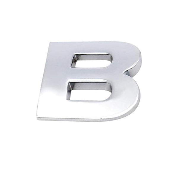 A Z Alphabet Letters Car Sticker Self Adhesive Auto Badge Emblem 3D Chrome Good Red Decals & Stickers