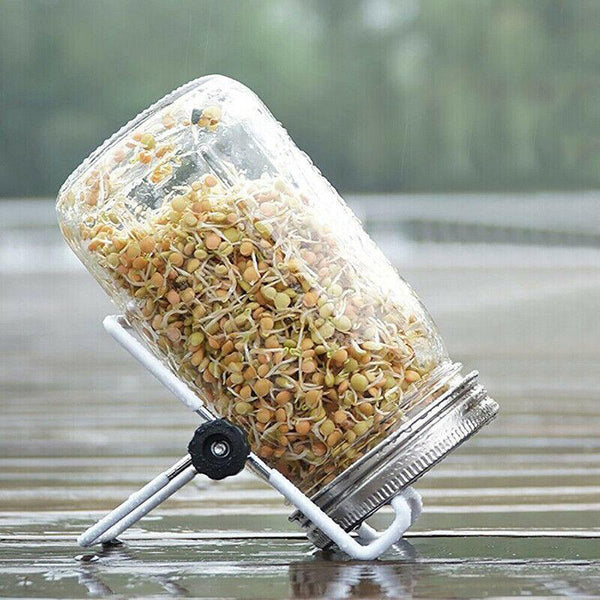 Seed Sprouting Lids Tools Strainer Screen Kits For Wide Mouth Mason Canning Jar 1Set Seed Starter