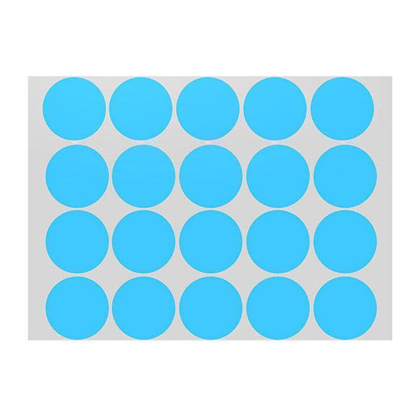 Blue Assorted Sizes Colour Sticker Dots Adhesive Round Labels Circular Spot Scrapbook 13Mm*132 Scrapbooking Stickers