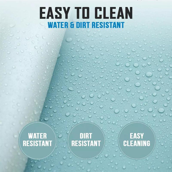 Leather Mouse Pad Gaming Waterproof Desk Mat 25 X 21Cm Anti Slip Light Green Desk Mats