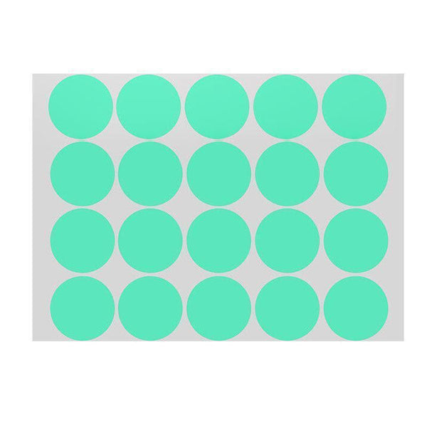 Green Assorted Sizes Colour Sticker Dots Adhesive Round Labels Circular Spot Scrapbook 25Mm*40 Scrapbooking Stickers