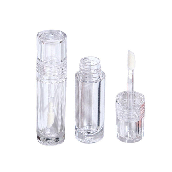 10Pcs 3Ml Transparent Lip Gloss Tubes Small Capacity Glaze Containers Travel Bottles & Containers