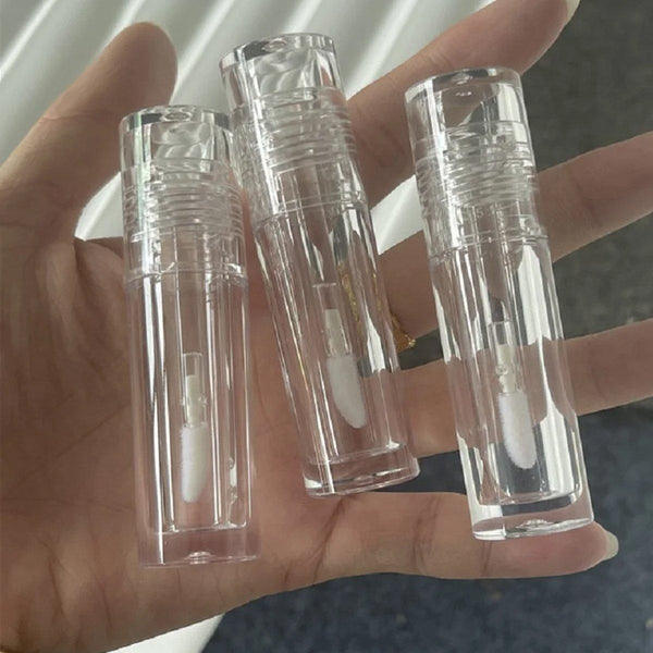 10Pcs 3Ml Transparent Lip Gloss Tubes Small Capacity Glaze Containers Travel Bottles & Containers