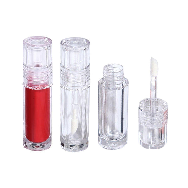 10Pcs 3Ml Transparent Lip Gloss Tubes Small Capacity Glaze Containers Travel Bottles & Containers
