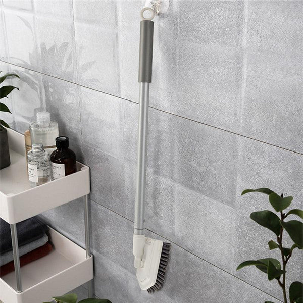 Long Handled Shower Scrub Brush With Extendable Pole For Bathroom Tiles Shower Heads & Combos