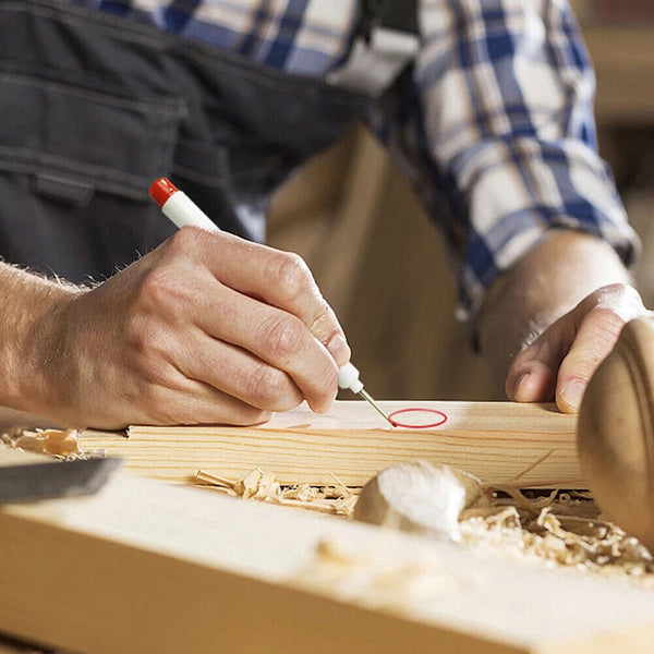 6Pcs Long Head Deep Hole Nosed Marker Multifunction Drill Art Pens & Markers