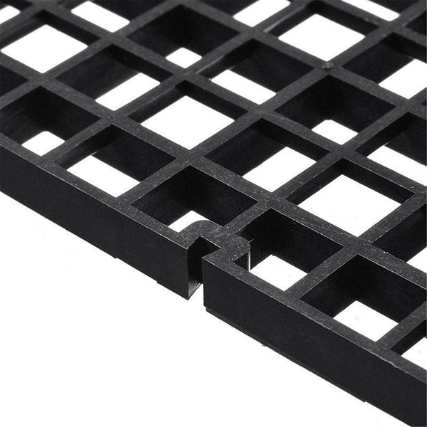 8Pcs Plastic Fish Grid Divider Durable Holder Tank Tray Egg Crate Aquarium White Aquariums