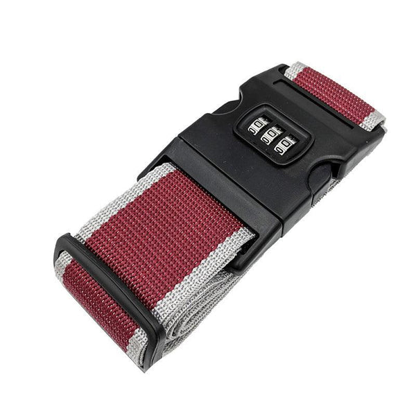 Luggage Strap Code Password Travel Suitcase Secure Lock Safe Nylon Packing Belt Multicolour Other Travel Accessories