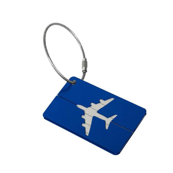 Luggage Tag Aluminum Travel Baggage Suitcase Identity Address Name Label Cards Luggage Tags