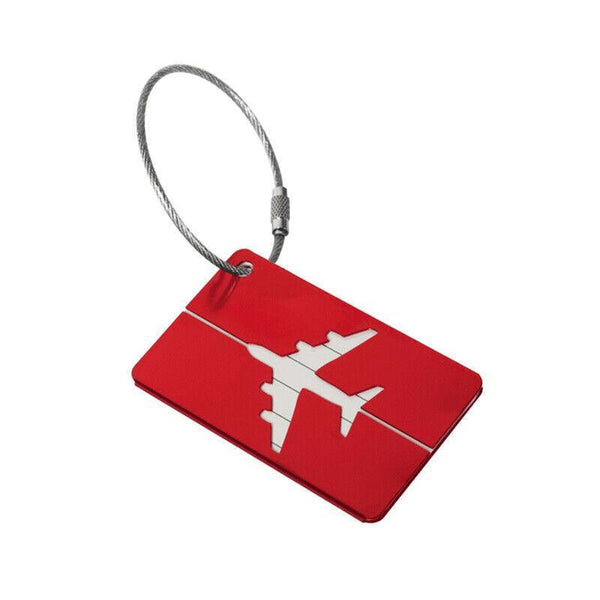 Luggage Tag Aluminum Travel Baggage Suitcase Identity Address Name Label Cards Luggage Tags