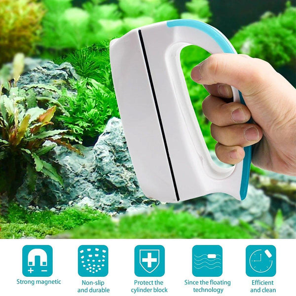 Magnetic Fish Tank Brush Algae Aquarium Cleaning Glass Aquatic Cleaner S Cleaning & Maintenance