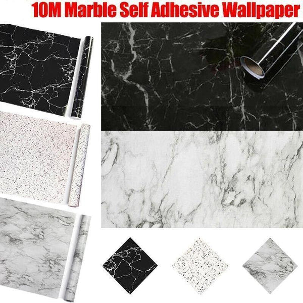 10M Marble Self Adhesive Pvc Wall Sticker Wallpaper Decor Gravel C Wall Stickers