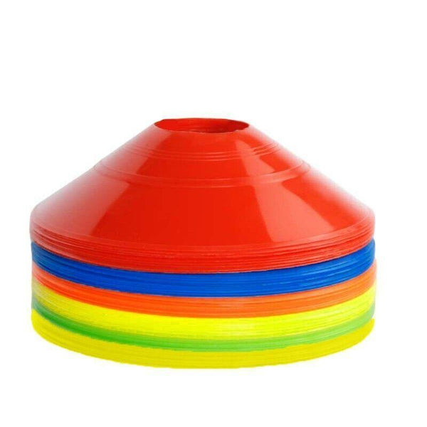 60 Pack Sports Training Discs Markers Cones Soccer Rugby Fitness Exercise Training Aids