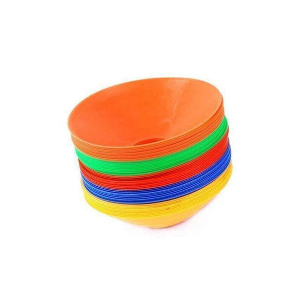 60 Pack Sports Training Discs Markers Cones Soccer Rugby Fitness Exercise Training Aids