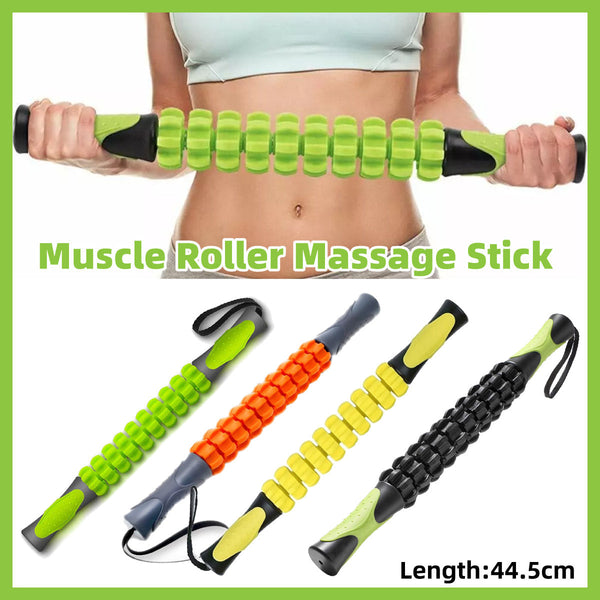 Muscle Roller Stick Full Body Fitness Massage Tool For Home And Gym Use Black Other Massage