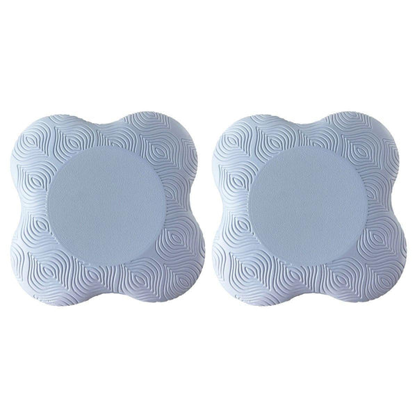 2Pcs Thick Yoga Kneeling Mat Cushion For Elbow Support Gym Workout Pad Blue Exercise Mats