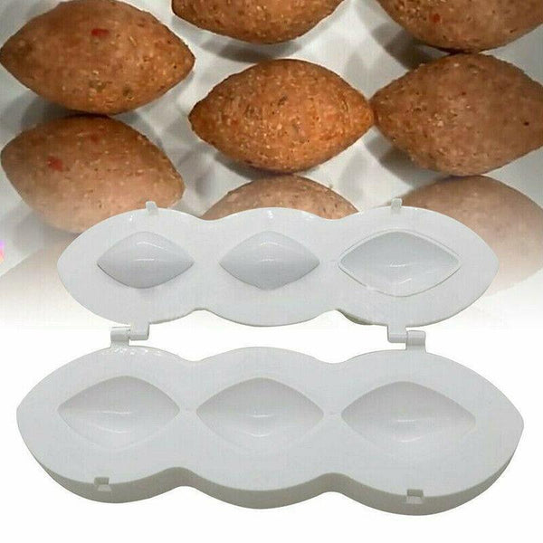 Meatball Maker Manual Meatloaf Mold Kibbeh Press Minced Processor Tool 9 Holes Clear Hamburger & Meatball Makers