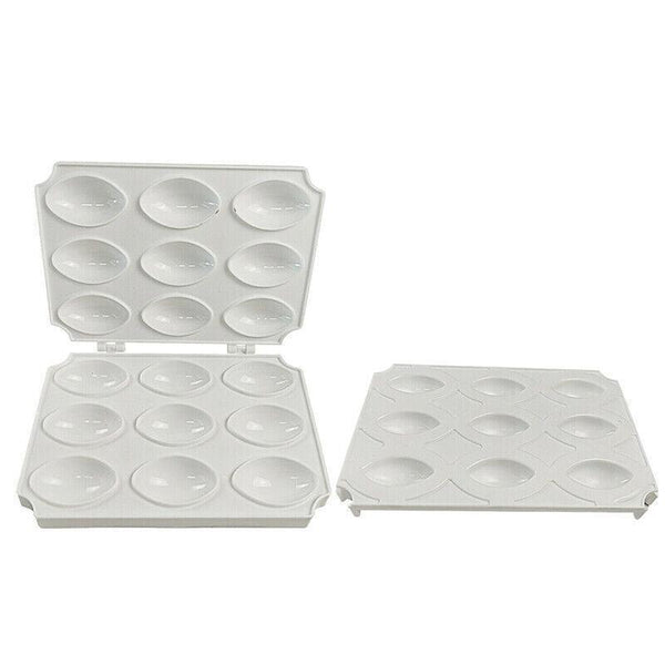 Meatball Maker Manual Meatloaf Mold Kibbeh Press Minced Processor Tool 9 Holes Clear Hamburger & Meatball Makers