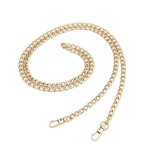 120Cm Metal Handbag Shoulder Strap Bag Purse Chain Smooth Replacement Crossbody Black Women's Bags & Handbags