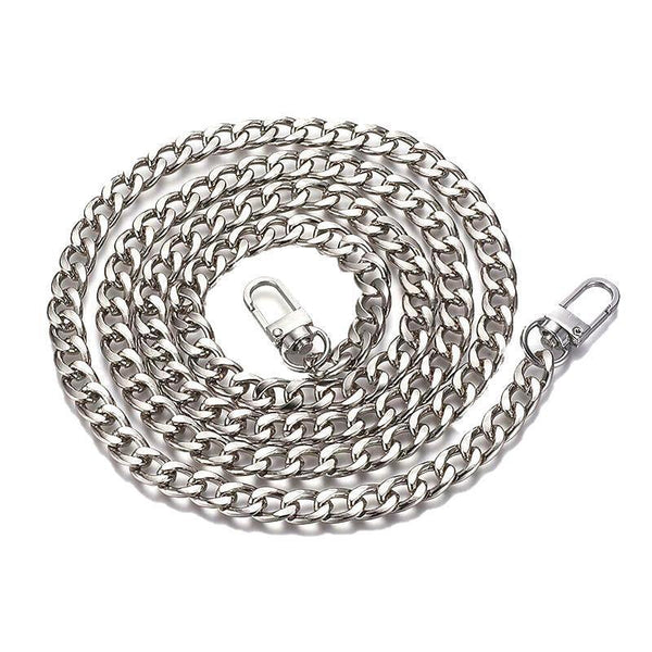 120Cm Metal Handbag Shoulder Strap Bag Purse Chain Smooth Replacement Crossbody Black Women's Bags & Handbags