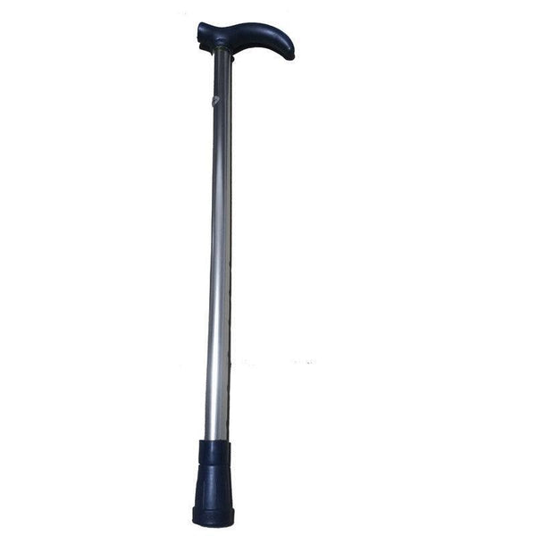 Metal Walking Stick Travel Retractable Cane Pole Compact Adjustable Lightweight Brown Canes & Walking Sticks