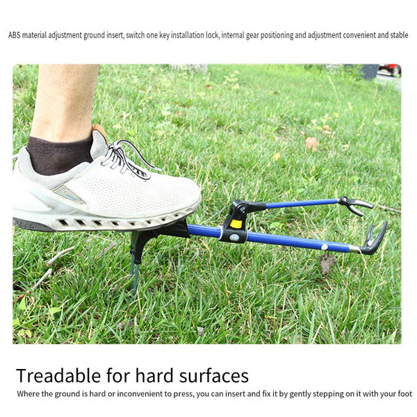 Bracket Fishing Rod Holder Multi Functional Stand For And Outdoors Black 240Cm Rod Rests & Holders